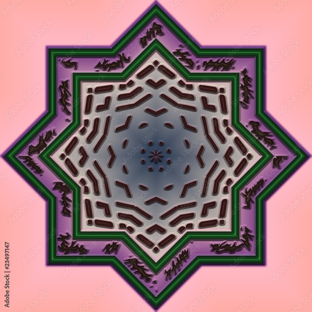Mandala Eastern abstract design