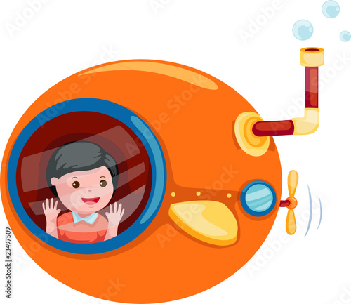 cartoon submarine