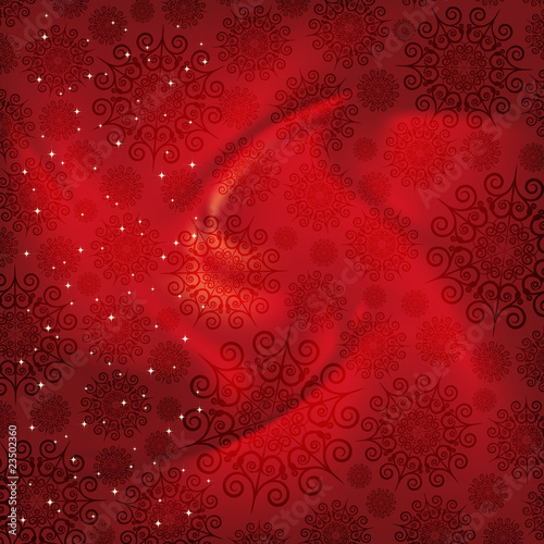 EPS Christmas silk background.