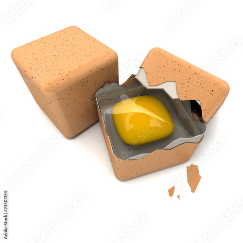 Photos Pair of cubic eggs