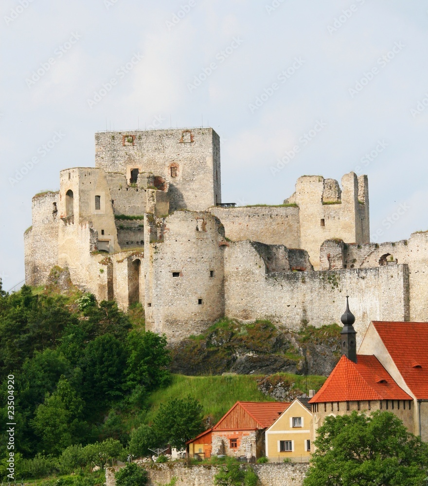 medieval castle Rabi in Bohemia
