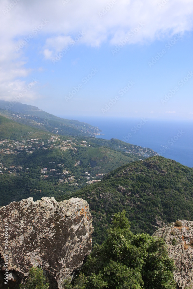 Fototapeta premium paysage du cap corse