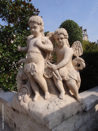 Statues d'Anges du cimetière de Neuilly