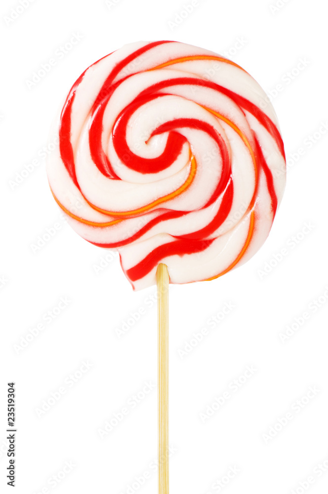 Colourful lollipop isolated on the white background Colourful lollipop isolated on the white background