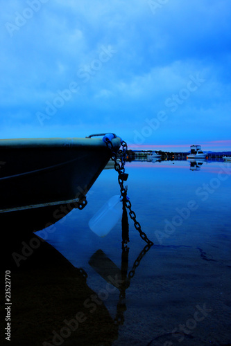 boat at low tide