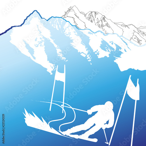 skiing_ski fahren_berge