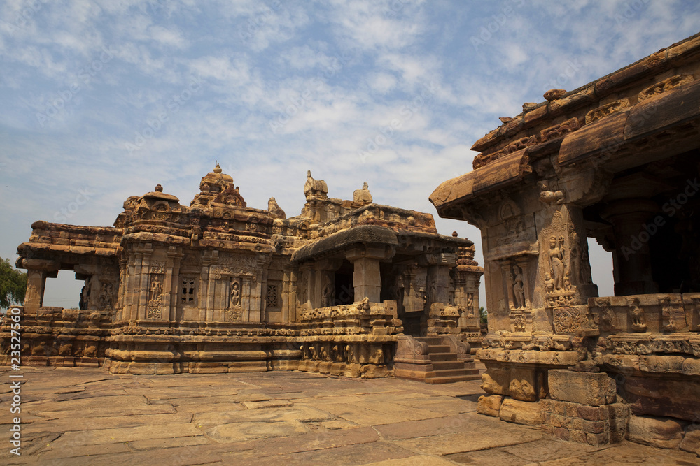 Temple complex at Pattadakal temple, Badamai