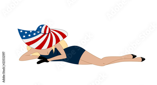 Independence day girl