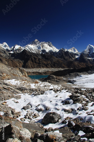 View of Everest from Renjo Pass.