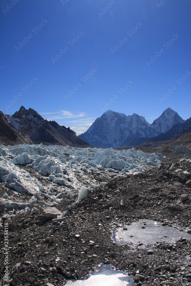Fototapeta premium Khumbu glacier.
