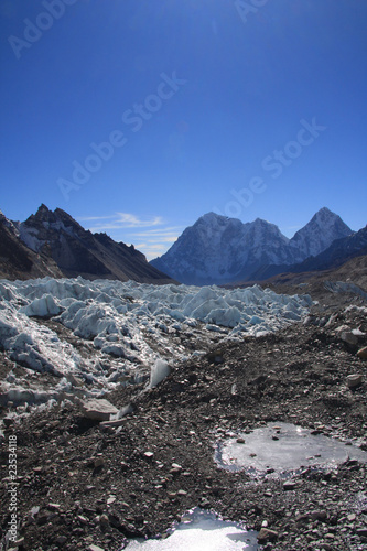 Khumbu glacier.