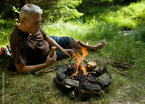 Wurst grillen photo