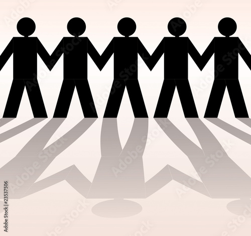 line of people