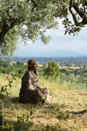 Assisi (IT) - Statua di S. Francesco
