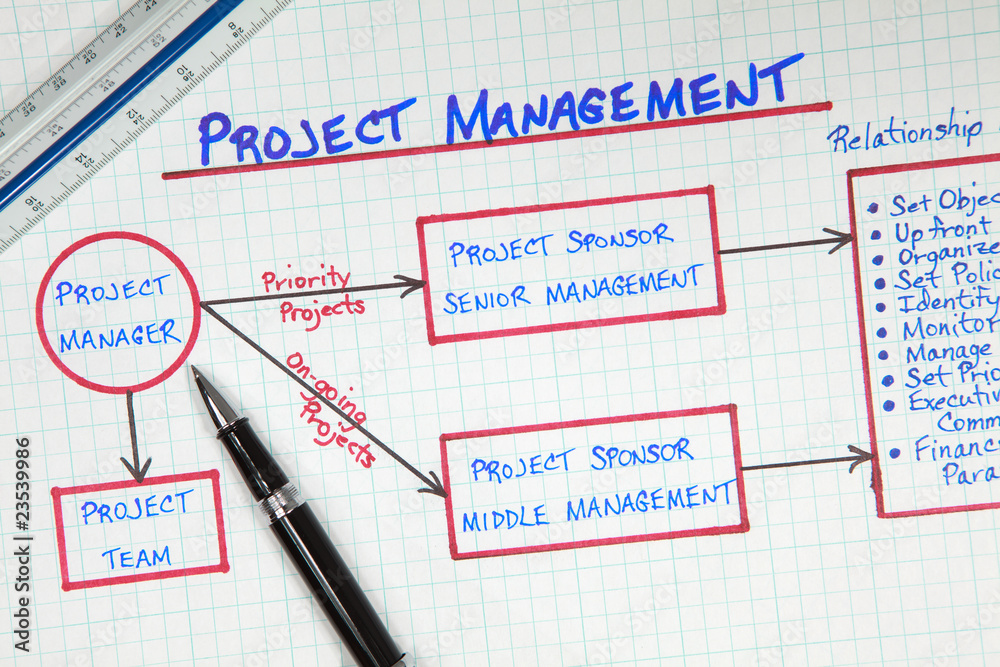 Business Project Management Planning Diagram Business Project Management Planning Diagram