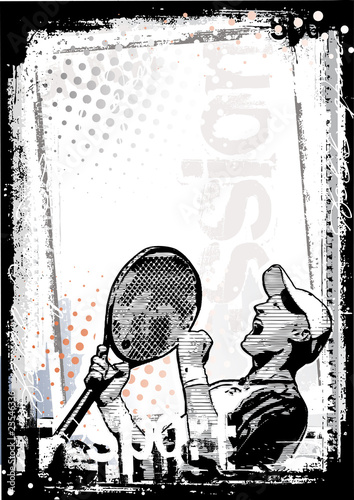tennis dirty background