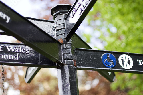 Hyde Park Sign Post