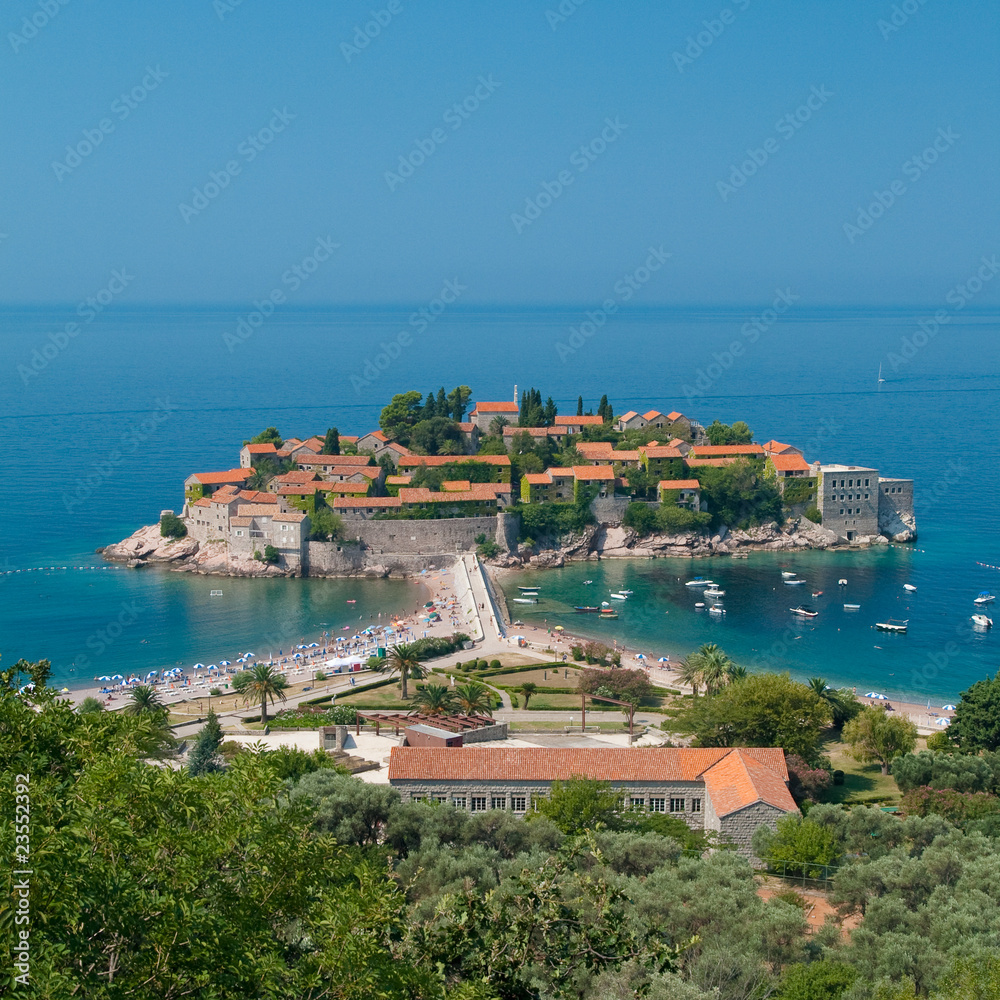 Sveti Stefan resort island-hotel in Montenegro