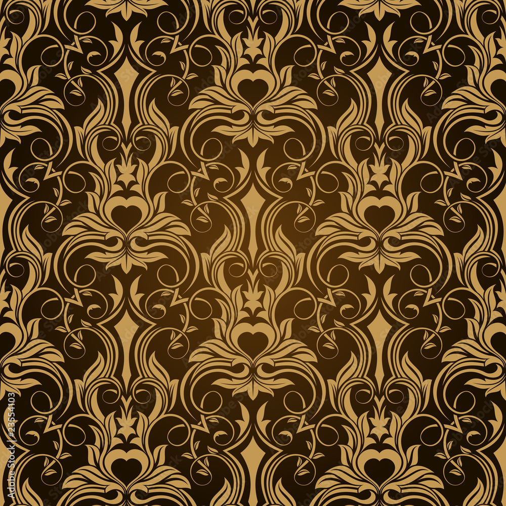 Brown seamless wallpaper pattern Brown seamless wallpaper pattern