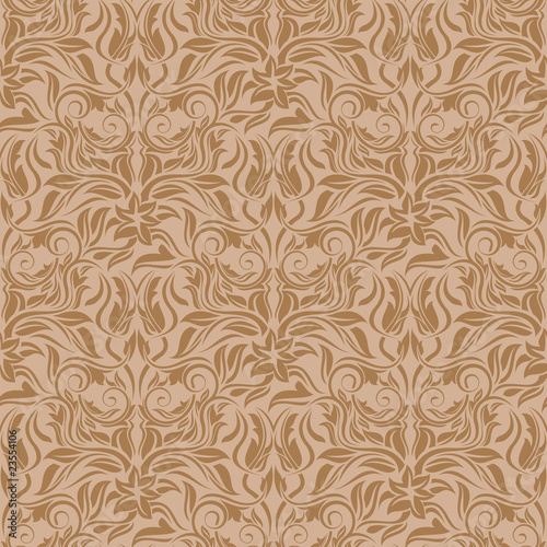 Brown seamless wallpaper pattern