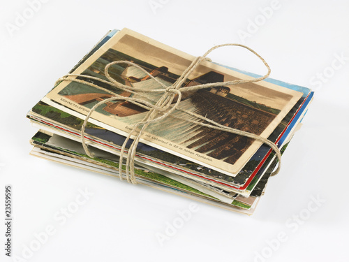 Postkartenstapel