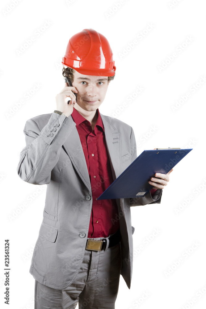 engineer talking on phone engineer talking on phone