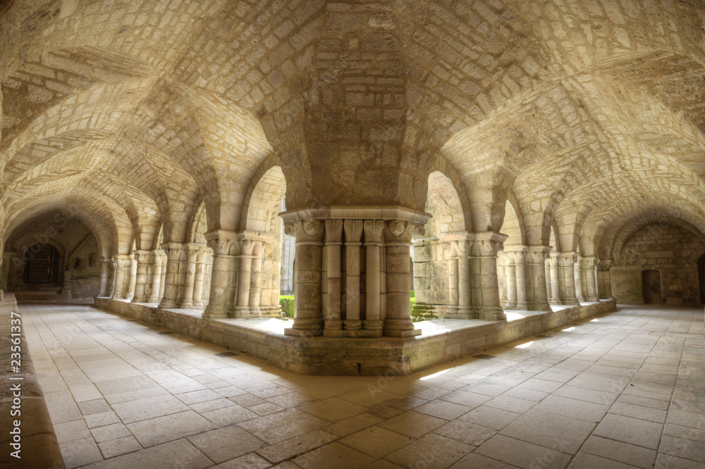 Naklejka premium abbaye Saint Vincent