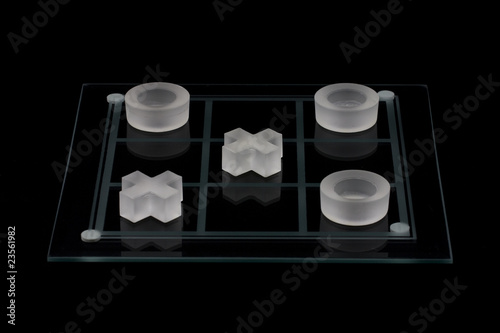 A game of Tic-Tac-Toe