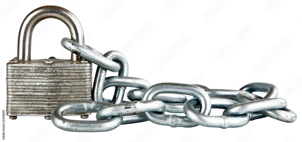 Padlock with Hardened Steel Chain Padlock with Hardened Steel Chain