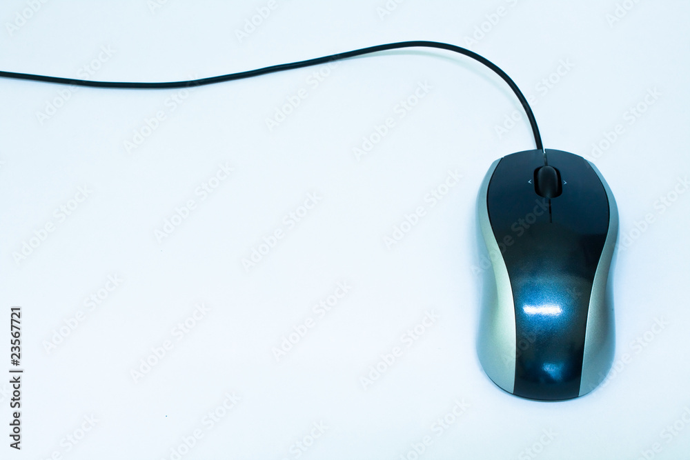 mouse and white background