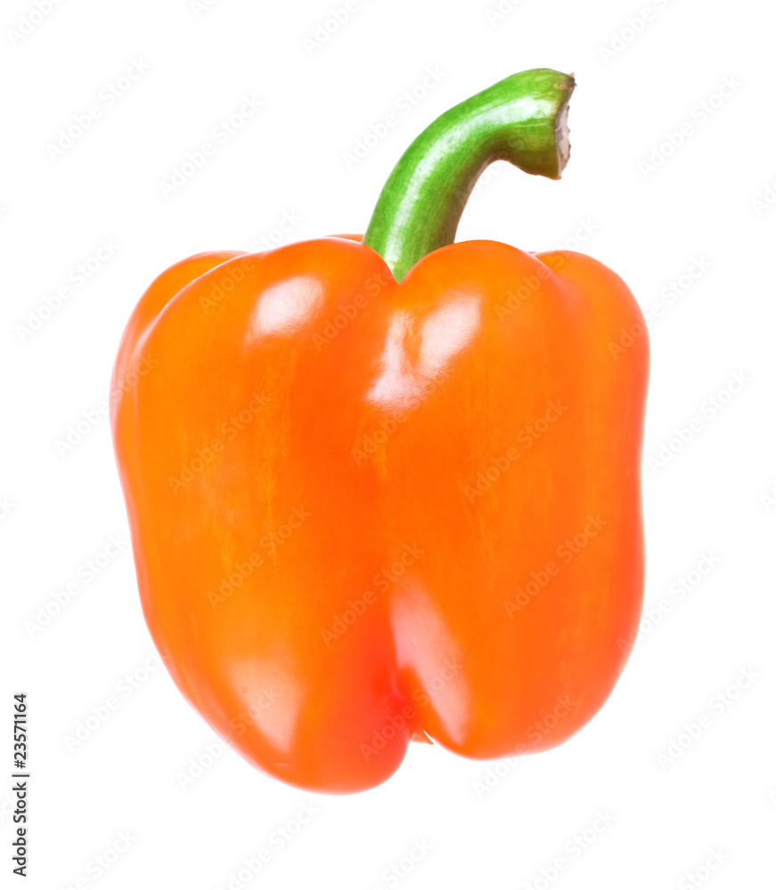 Fresh orange sweet pepper Fresh orange sweet pepper