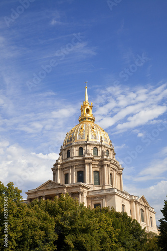 Dome of Les Invalides chapel, Paris. France series