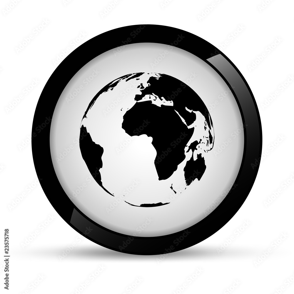 Earth Globe Icon Earth Globe Icon