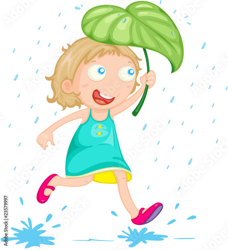 A Girl in Rain