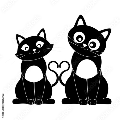 Gatos enamorados