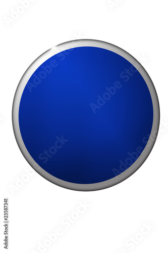 Blauer Button