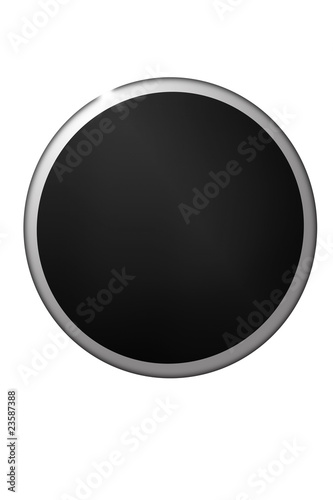 Schwarzer Button