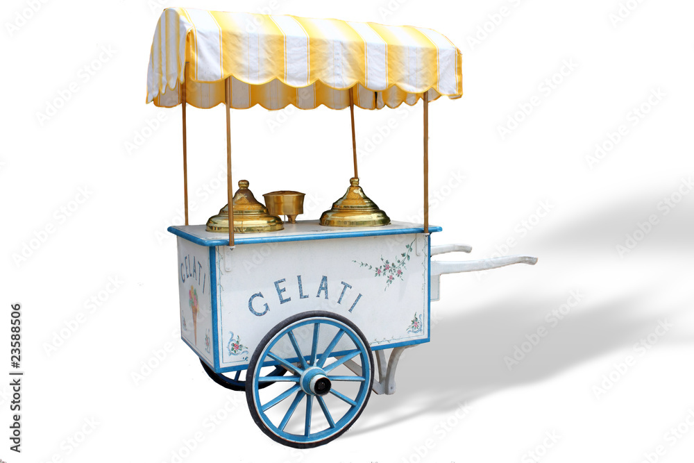 Foto Stock carrettino dei gelati | Adobe Stock