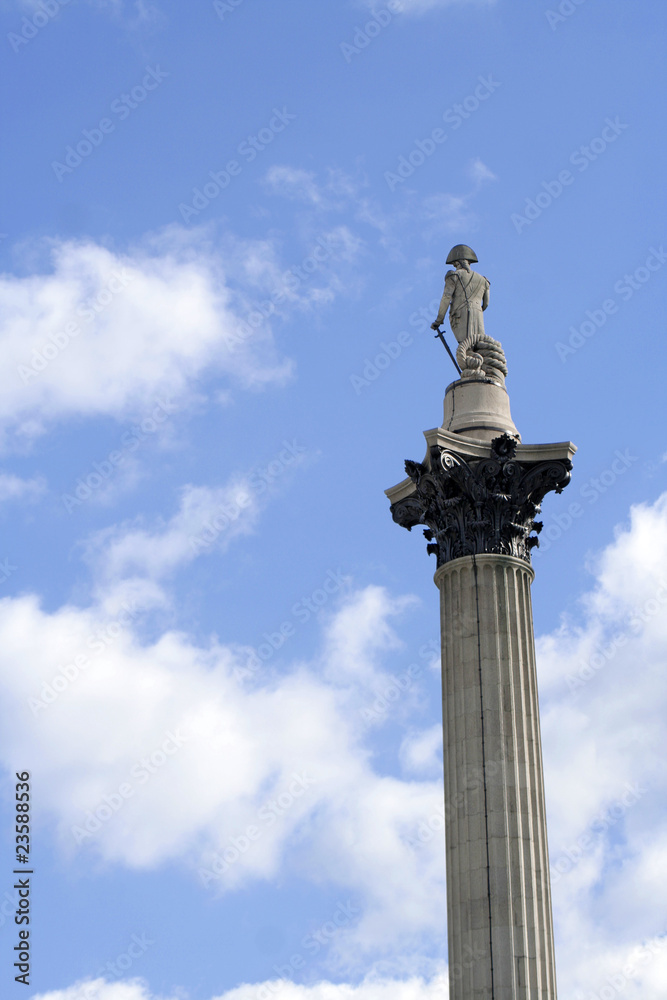 Nelson's column and sky