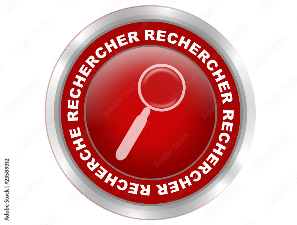 rechercher, bouton web rouge rond effet gel rechercher, bouton web rouge rond effet gel