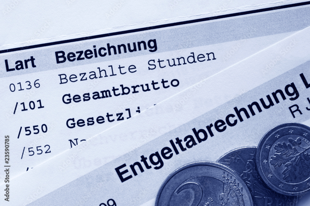 Verdienstabrechnung Verdienstabrechnung