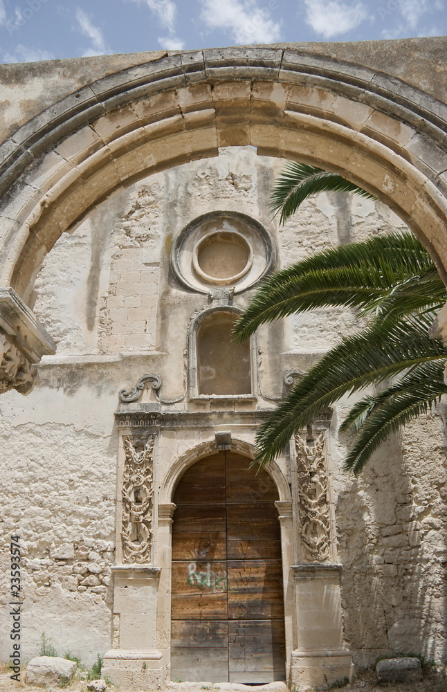 Fototapeta premium Arco Chiesa di San Giovanni Siracusa