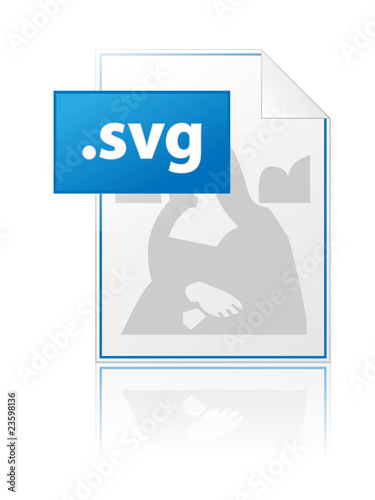 SVG icon (illustration format file extension vector graphics)