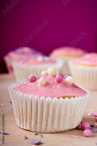 pink muffin style