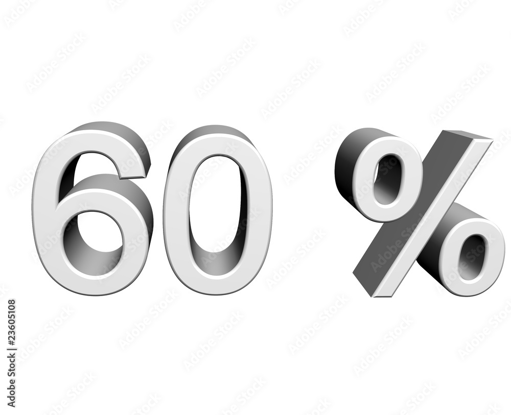 60 Prozent 60 Prozent