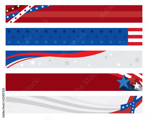 American Flag Banners