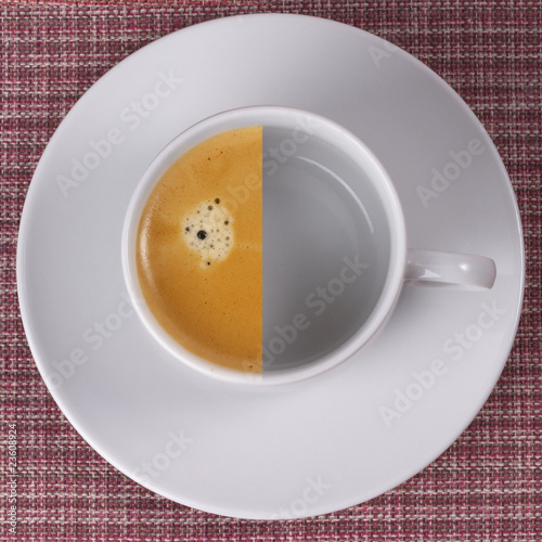Half of espresso