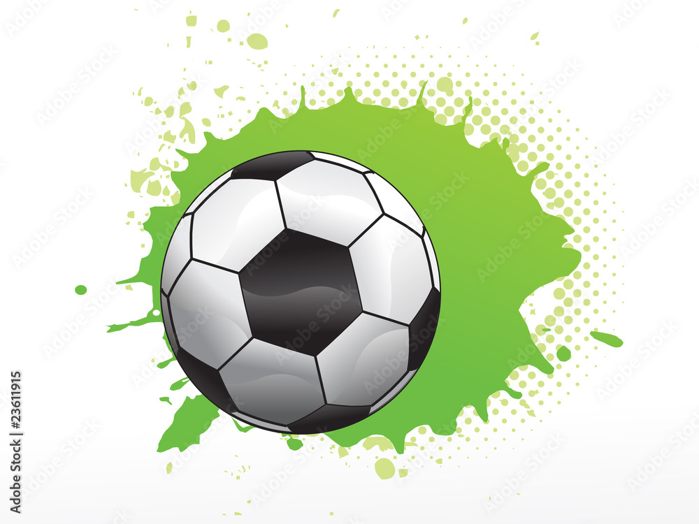 Obraz premium streszczenie piłki nożnej