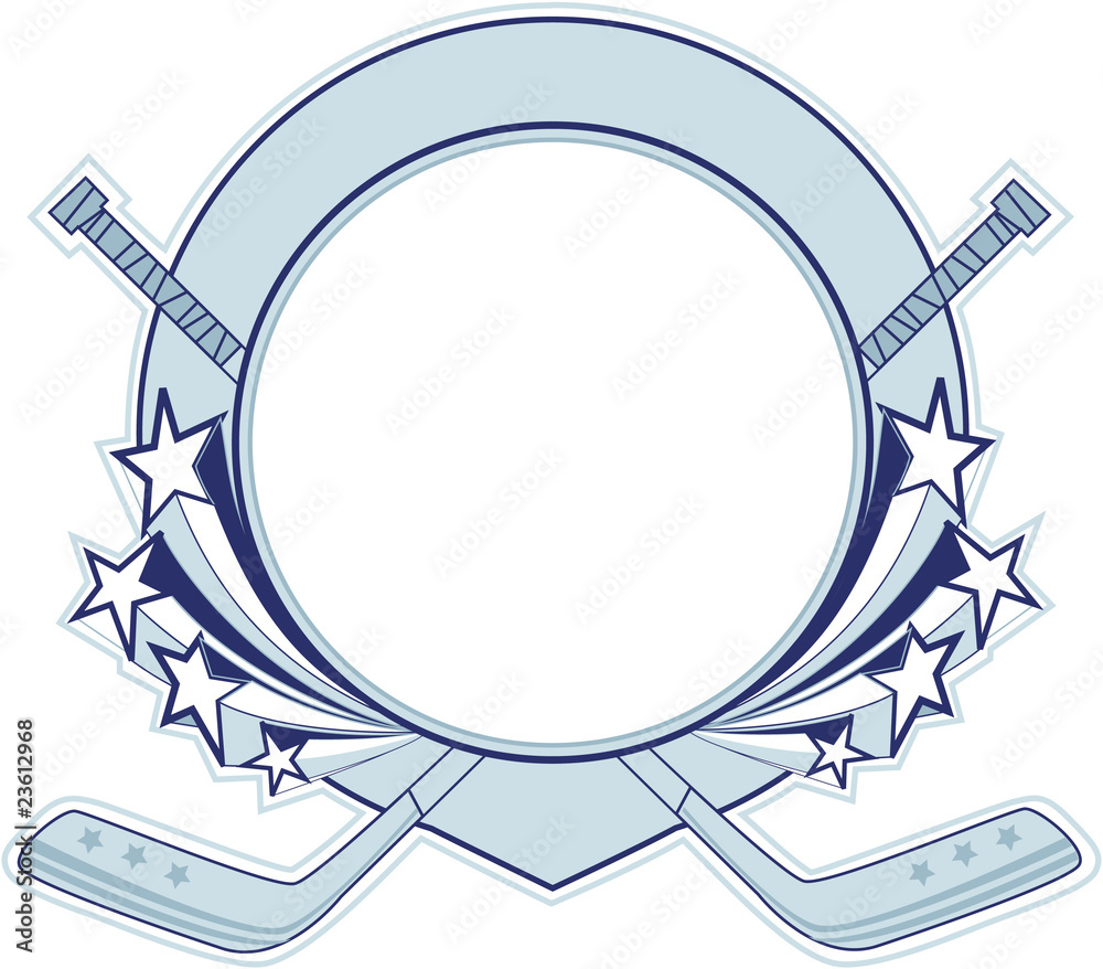 Naklejka premium Hockey banner.