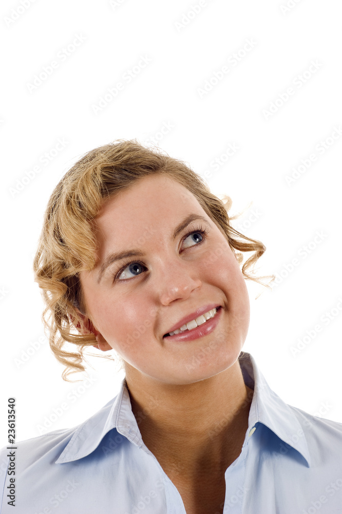 Thoughtful Business Woman Thoughtful Business Woman